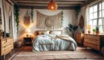 Sypialnia w stylu boho