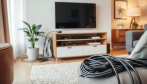 Sposoby na ukrycie kabli od telewizora