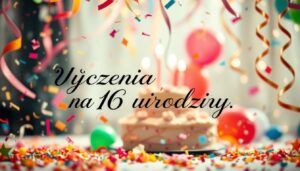 Życzenia urodzinowe dla 16 latka