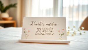 Krótkie mądre życzenia imieninowe